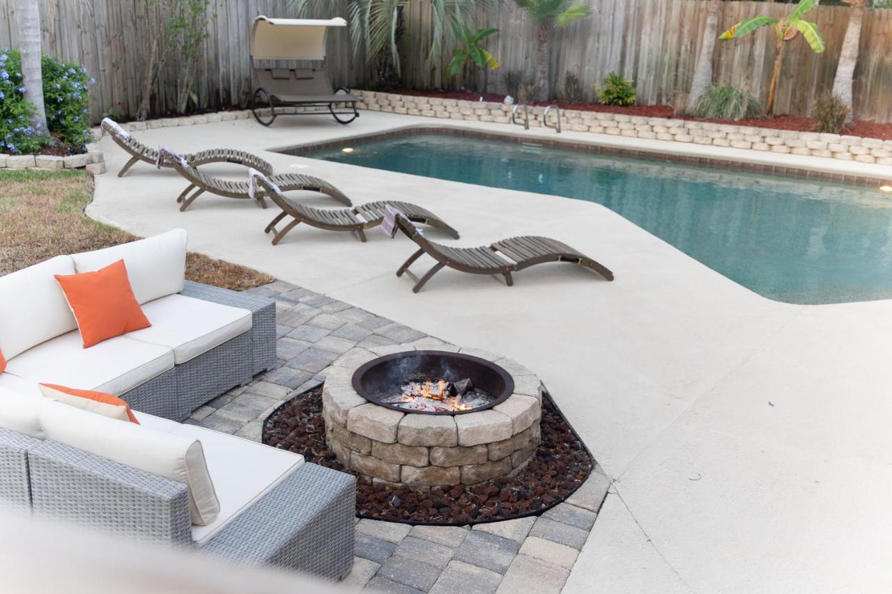 Pool & Hot Tub Home W Game Room! 1 Mile To Beach! Джаксънвил Бийч Екстериор снимка
